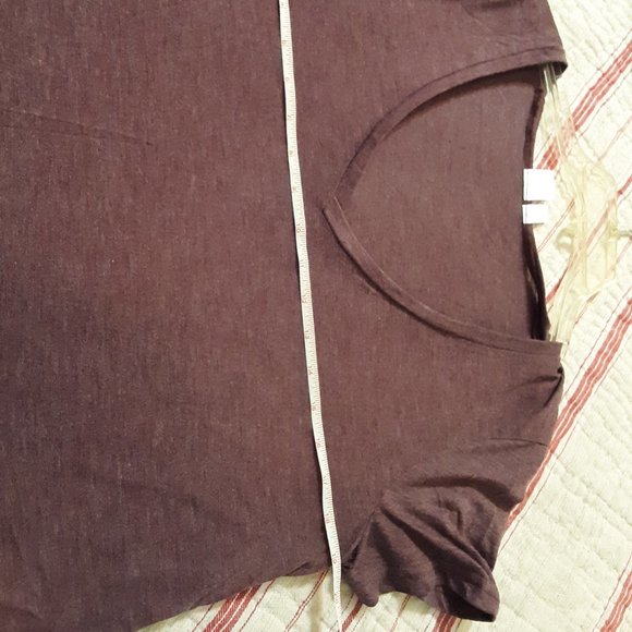 REDUCED NEW BP Nordstrom Purple Vee Neck Tee SZ XL - Picture 4 of 5
